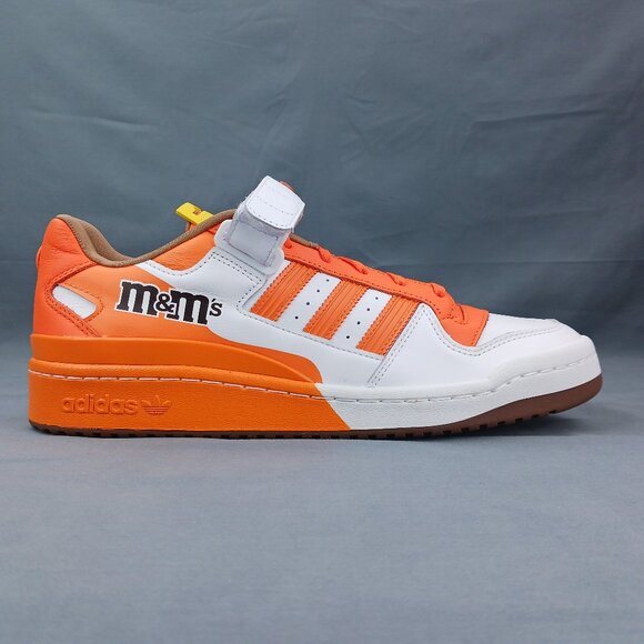 Adidas M&M's Forum Lo 84 Men's Shoes Orange White GY6315 Sizes 10-13 - Picture 4 of 9